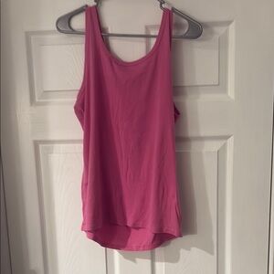 A New Day Pink Relaxed Tank Top Scoop Neck